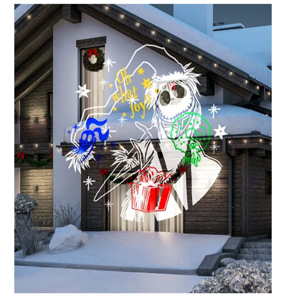 Gemmy Disney Nightmare Before Christmas Jack Skellington Lightshow Projector